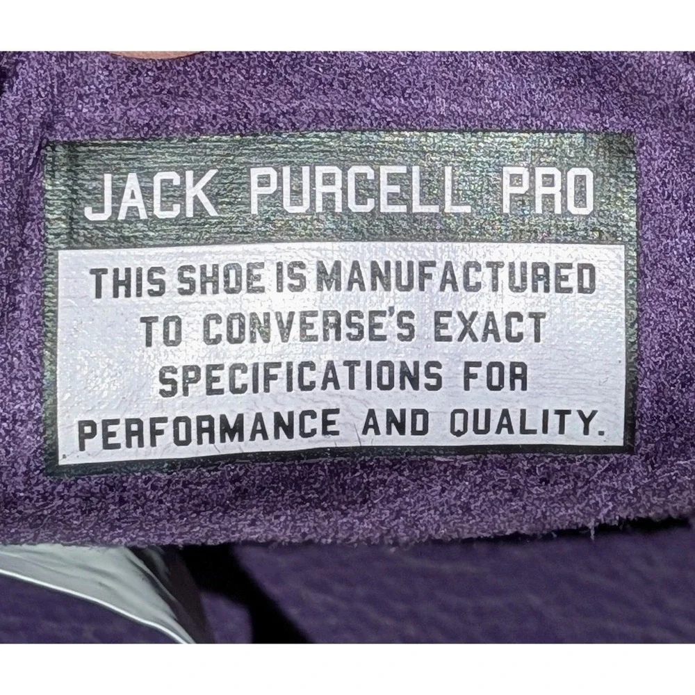Converse X Pop Trading Company Jack Purcell Pro Purple Croc 170544C Mens 9.5‎